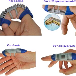 Lynnmed Sport finger guard splints (one pair) basketball finger protector Sport Injuries, Basketball, Volleyball, Bowling fits Index, Middle Finger, Ring, Pinky