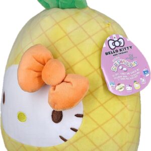 SQUISHMALLOW KellyToys - Sanrio® Hello Kitty® and Friends Squad - 12 Inch (30cm) - Pineapple Hellokitty® - Super Soft Plush Toy Animal Pillow Pal Buddy Stuffed Animal Birthday Gift