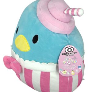 Squishmallows Official Kellytoy 12 Inch Sanrio Squad Hello Kitty & Friends Collectible Pillow Animals (Milkshake Penguin)