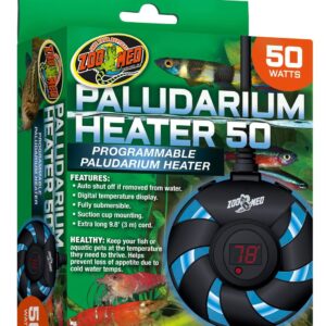 DBDPet 50w Paludarium Heater - includes Pro-Tip Guide -Works up to 15 Gallons!