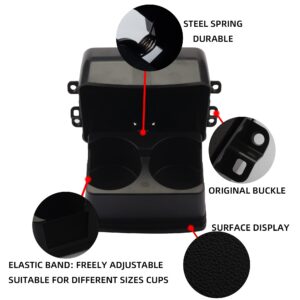 Dasbecan Rear Seat Passengers Cup Ноldеr Assembly Compatible with Ford Explorer 2011-2015 Replaces# BB5Z-7813562-BA BB5Z7813562BA