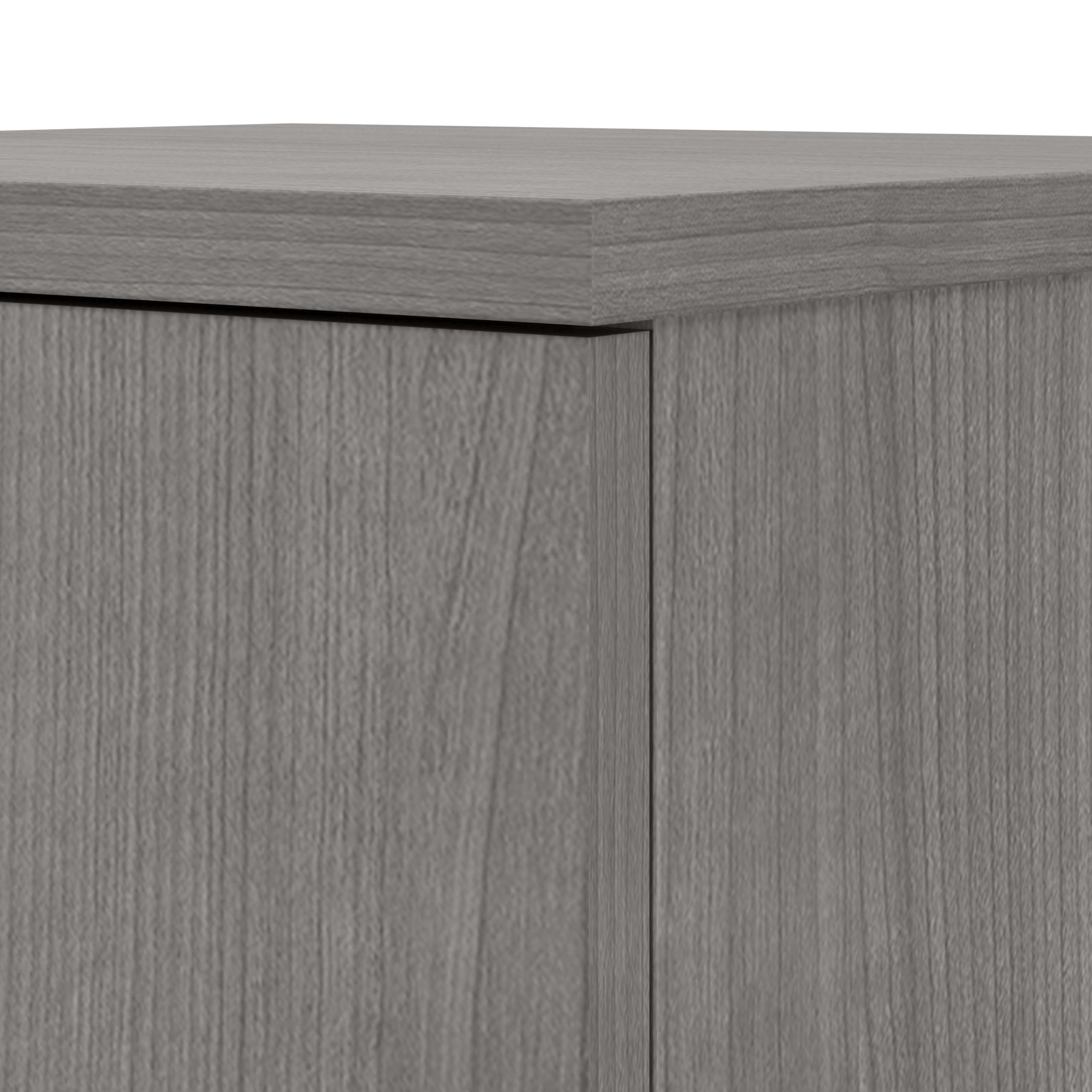 Bush Business Furniture Universal Tall Storage Cabinet with Doors and Shelves in Platinum Gray | Large Storage Unit for Home Office or Commercial Space