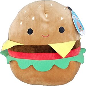 SQUISHMALLOW KellyToys - 8 Inch (20cm) - Carl The Cheeseburger - Super Soft Plush Toy Animal Pillow Pal Buddy Stuffed Animal Birthday Gift