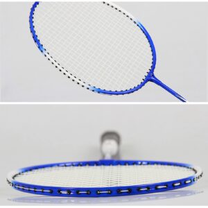 gzqirun Badminton Rackets Set of 2 with Shuttlecocks for Adults Backyard Gym 1 Carrying Bag Included