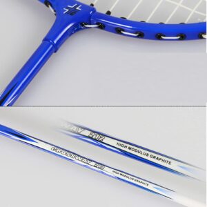 gzqirun Badminton Rackets Set of 2 with Shuttlecocks for Adults Backyard Gym 1 Carrying Bag Included