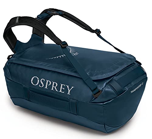 Osprey Transporter 40L Travel Duffel Bag, Venturi Blue