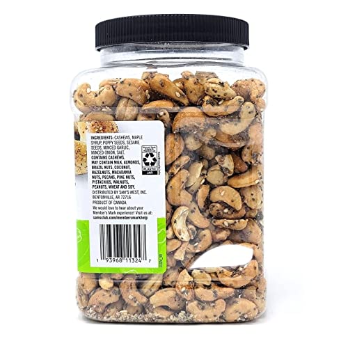 Member's Mark Everything Seasoned Cashews, 22 Oz