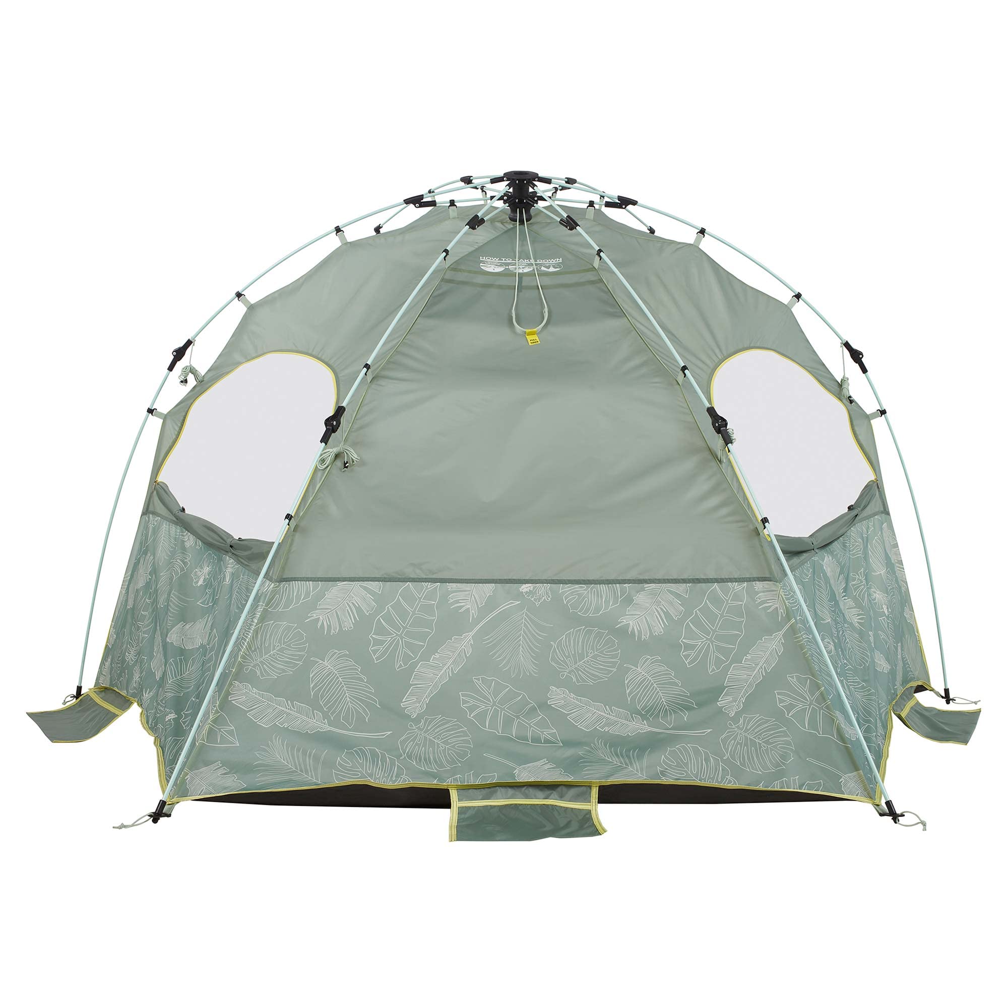 Lightspeed Outdoors ECO QuickShelter, Beach Tent, Botanical Lines