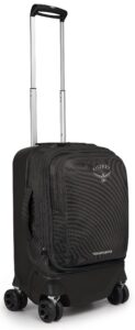 osprey transporter hybrid carry on luggage, 4 spinner wheels, 22"/36l, black