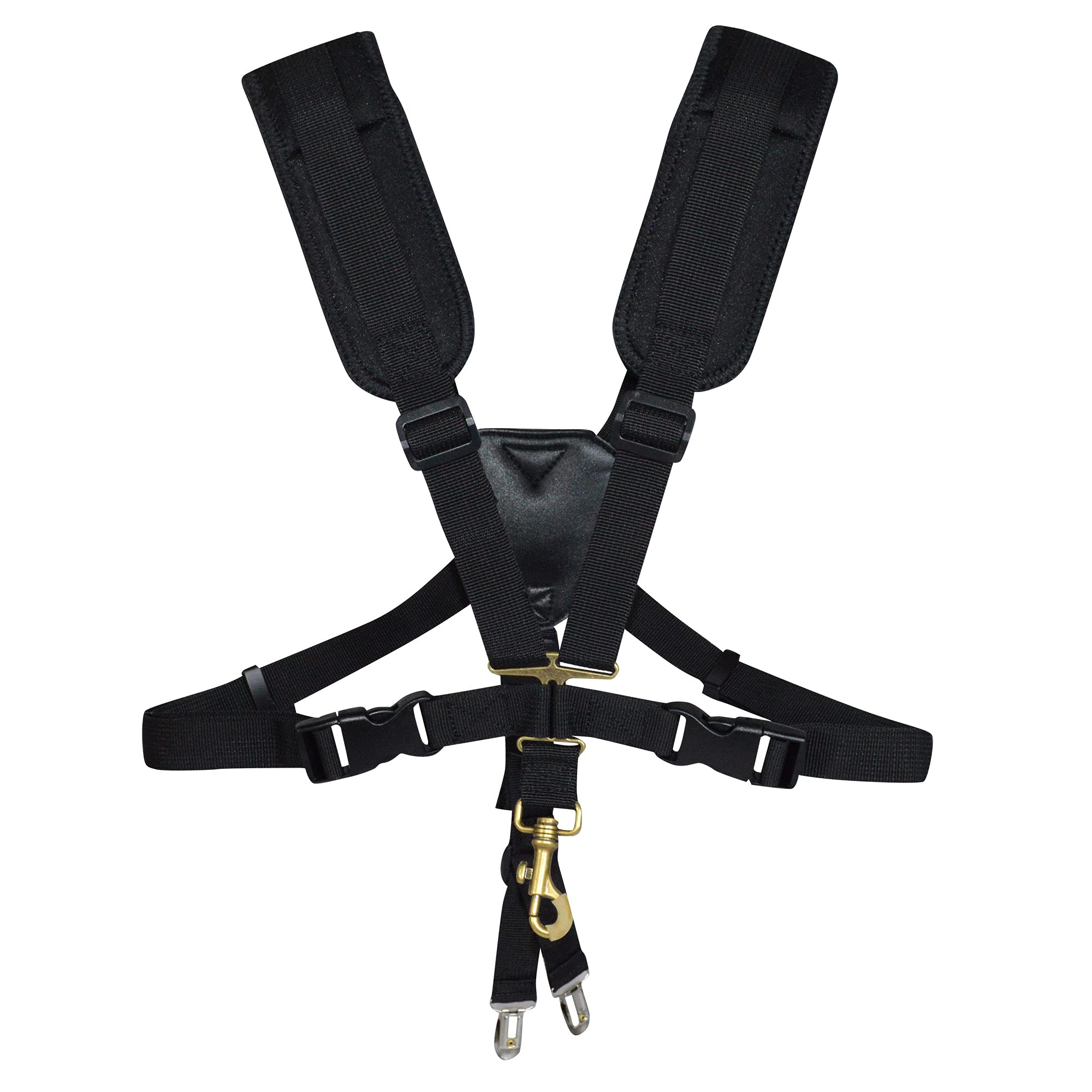 adorence Saxophone Harness Strap, Padded Saxophone Shoulder Strap/Sax Chest Strap - Baritone, Tenor, Alto and Bari Sax Strap for Regular Beginner, Medium