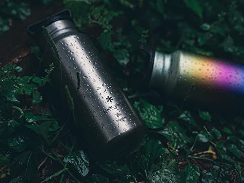 Snow Peak Ultra-Light Titanium Aurora Bottle, hiking, backpacking, taste free sports water bottle