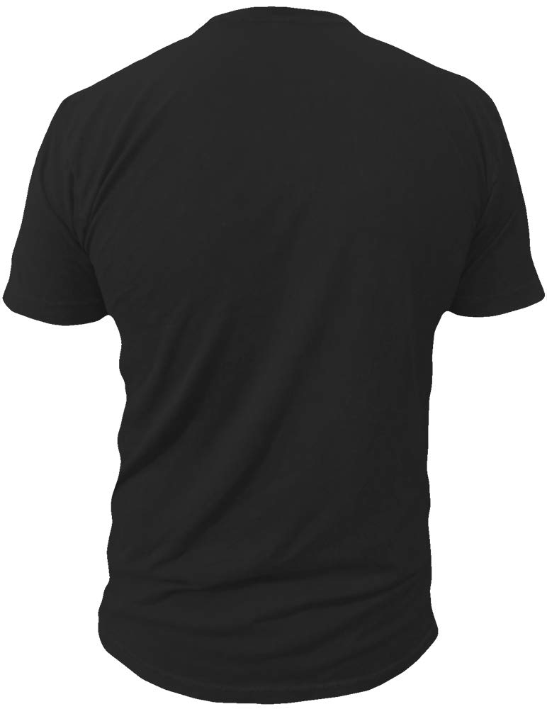 Gym Life Men's Power Up Athletic Performance Short Sleeve Workout T-Shirt, Black (LARGE)