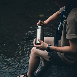 Snow Peak Ultra-Light Titanium Aurora Bottle, hiking, backpacking, taste free sports water bottle