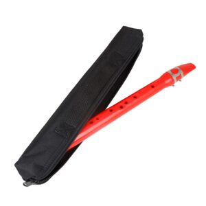 1 pc Flute Storage Bag, Portable Oxford Fabric Black Vertical Flute Case for Outdoor Home