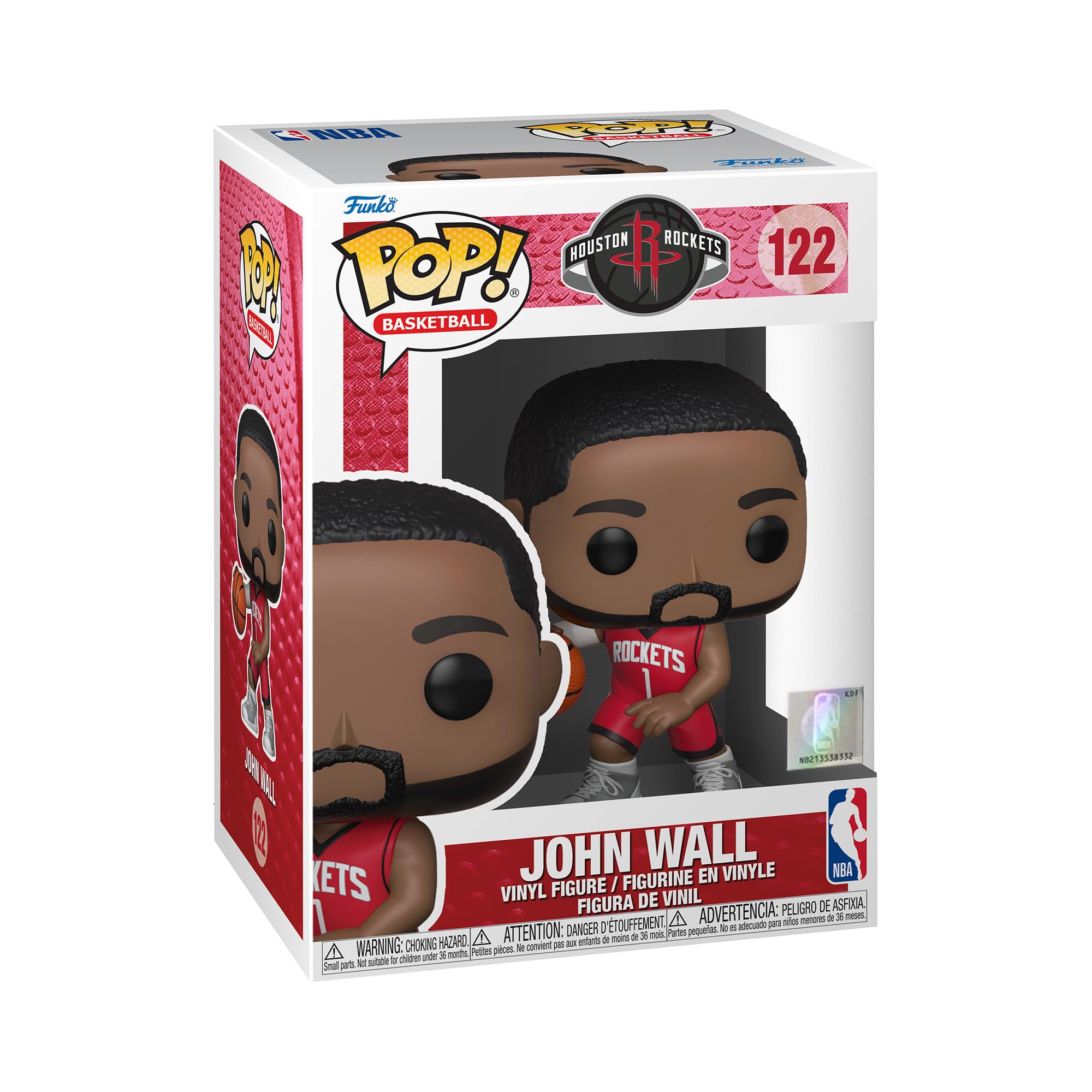 Funko POP NBA: Rockets - John Wall (Red Jersey),Multicolor,One Size,59261