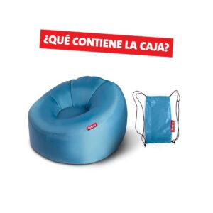 Fatboy Lamzac O Inflatable Chair, Sky Blue, Large