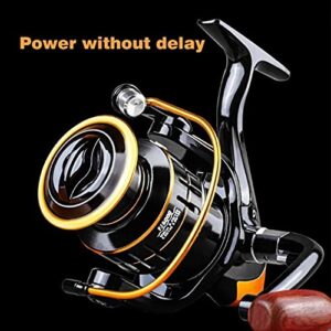 HNGM Fishing reel New Spinning Reel 8KG Powerful Max Drag All Metal Spool Saltwater Fishing Accessories Fishing Reel 5.2:1 Fishing Tools (Color : FJ2000)