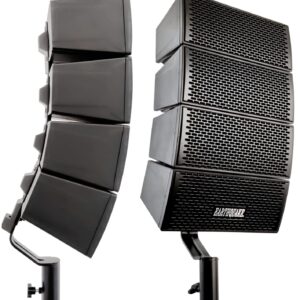 Earthquake Sound DJ-Array Gen2 4x4" Line Array Loudspeaker System, Set of 2, Black