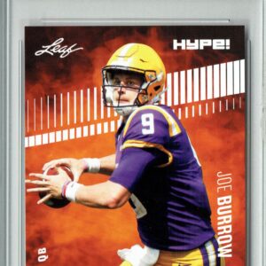 Joe Burrow 2020 Leaf HYPE! #30 Only 5000 Made Rookie Card PGI 10