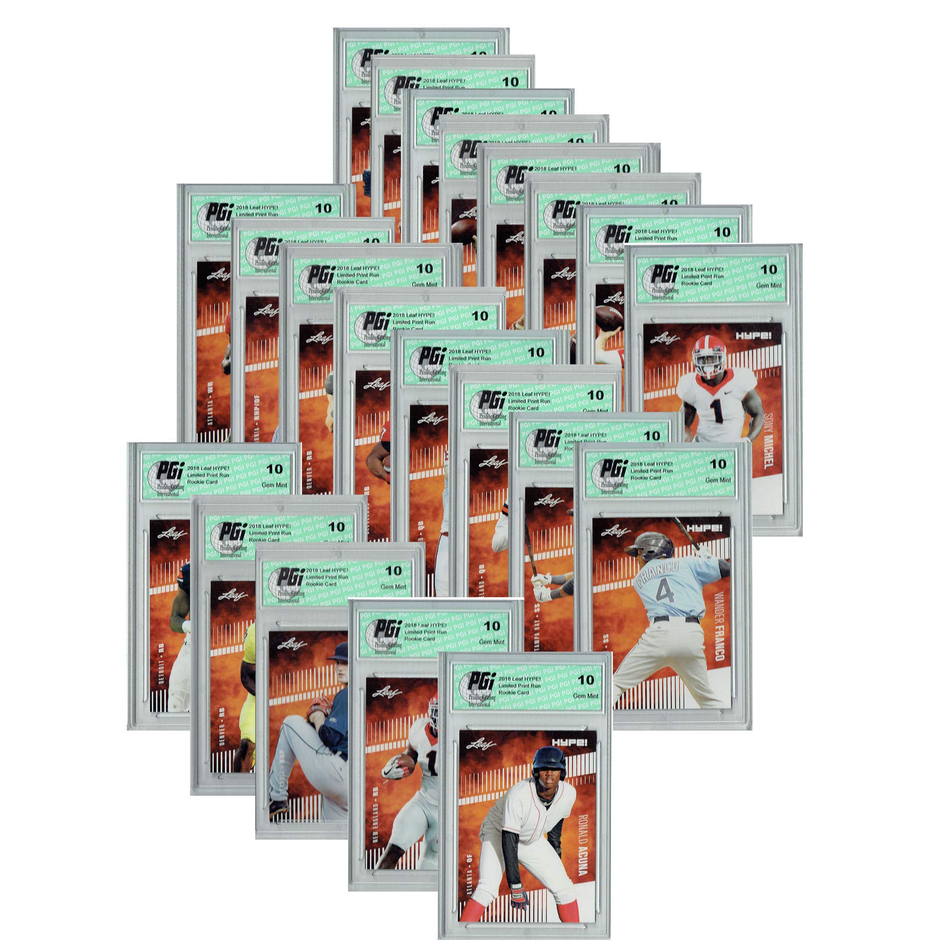 Leaf HYPE! 32-Card Rookie Series 1 Set MLB Superstars Only 5000 Made PGI 10