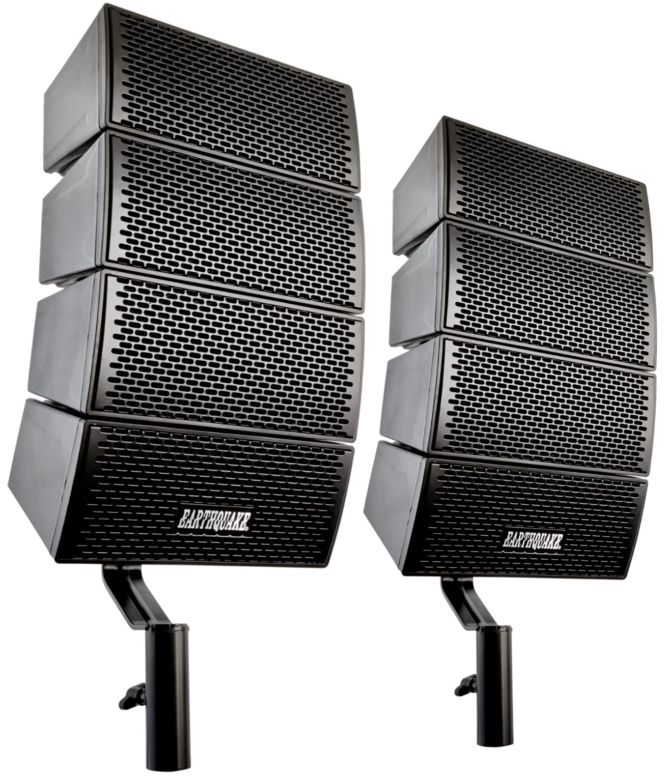 Earthquake Sound DJ-Array Gen2 4x4" Line Array Loudspeaker System, Set of 2, Black