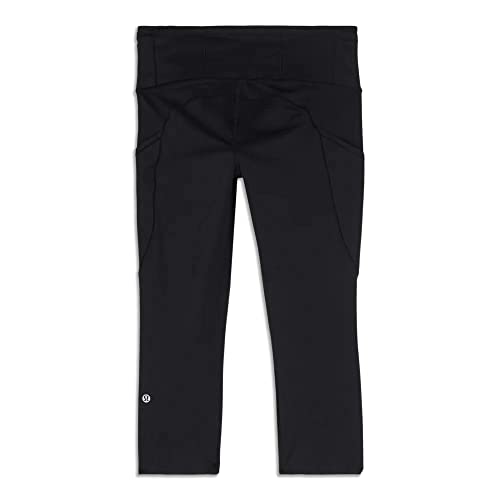 lululemon Fast and Free High-Rise Crop 23" (Black, 12)