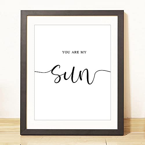 Set of 3 Prints, You Are My Sun My Moon And All of My Stars, Nursery Wall Art, Nursery Prints, Bedroom Print Set, Above Bed Print, Bedroom Quotes, Nursery Decor, UNFRAMED 11x14inch