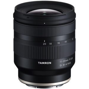 tamron b060 11-20mm f/2.8 di iii-a rxd lens for sony e-mount (aps-c) black wide angle