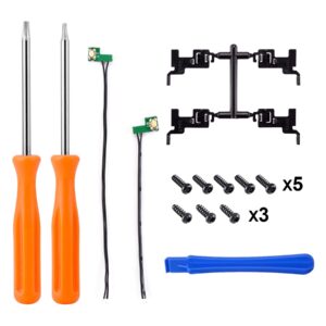 eXtremeRate Clicky Hair Trigger Kit for Xbox Series X & S Controller LT RT Shoulder Buttons, Custom Accessories Flashshot Trigger Stop Flex Cable for Xbox Series X/S, Xbox Core Wireless Controller