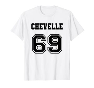 jersey style chevelle 69 1969 old school muscle car t-shirt