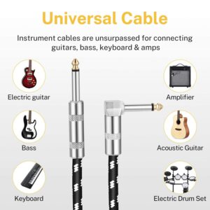 Donner DST-100S 39 Inch Full Size Electric Guitar Kit + Guitar Cable 10 ft