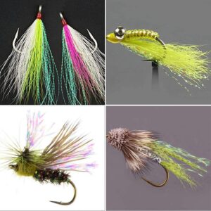 ZZHXSM 6 Color Set Colorful Crystal Flash Fly Fishing Line Fly Tying Material Hook Lure Flash Flies Decorating for Fishing Lure Dry Flies