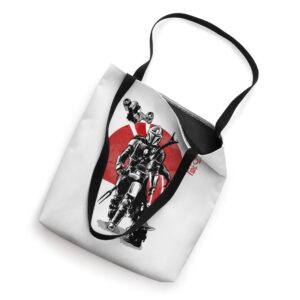 Star Wars: The Mandalorian & The Child Kanji Ink Portrait Tote Bag