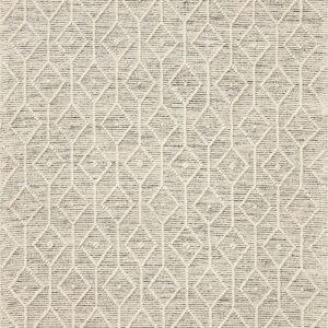 Loloi II Noelle Collection NOE-02 White/Black 8'-0" x 10'-0" Area Rug