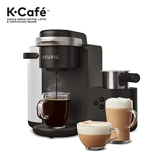 Keurig K-Café Single Serve & Carafe Coffee Maker with Illy Coffee Intenso Dark Roast Coffee Pods, 32 K-Cup Pods