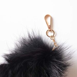 Chunxiao Supper Huge and Fluffy Sunny Fox Tail Fur Cosplay Toy Handbag Accessories Key Chain Ring Hook Tassels