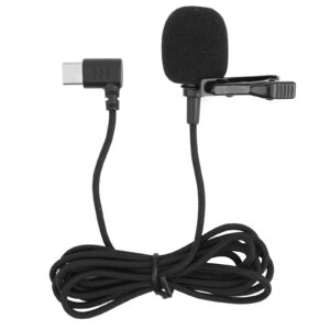 evtscan camera microphone, type-c interface microphone fit for sj8 sj9 sj10 (sj90) action camera accessory