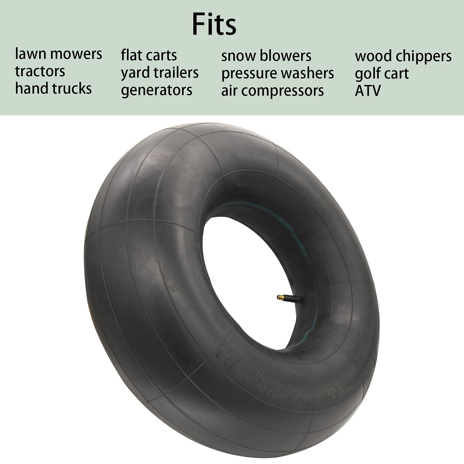 20x8.00-8 Inner Tubes, Fits Replacement 18x6.50-8,18x7.50-8, 18x8.50-8, Universal Fits Inner Tubes Straight Valve Stem Compatible with Lawn Mowers,Tractors,Snow Blower,Golf Carts,and Garden Trailer