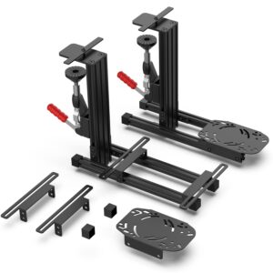 JUYEER 2 Set Universal Desk Mount Compatible with Logitech X52/X52 Pro/X56/X56 Rhino/Warthog A10C&Throttle/Winwing Orion/T.16000M FCS/TCA Officer Pack Airbus/VKB Gunfighter MKIII