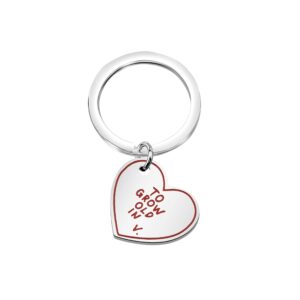 MAOFAED To Grow Old In V Keychain Tv Show Inspired Gift Tv Show Lover Gift Fans Gift Girlfriend Gift Boyfriend Gift (grow old in)