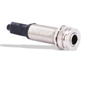 Lazmin112 1/4" (6.35mm) Output 2.5mm Input Endpin Jack, Piezo Pickup Jack Built-in Rod Piezo Pickup for Acoustic Guitar