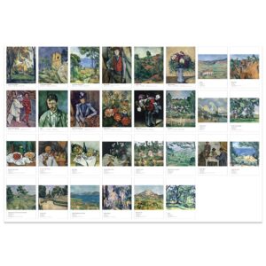 30 pcs art vintage postcards art printing with mailing side for mailing business christmas holiday birthday artist postcards (paul cézanne)