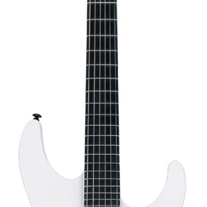 ESP 6 String LTD M-HT Arctic Metal Electric Guitar, Snow White Satin, Right, (LMHTARMSWS)