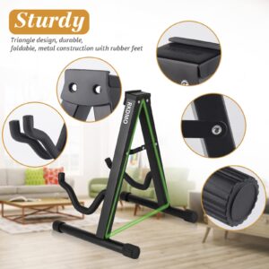 pugdodo Cello Stand Adjustable, Folding Cello Support Stand, A-Frame Folding Cello Holder Compatible for Violin 1/8-4/4 Cellos Guitars Electric Bass Electric Guitar Stand Acoustic, Black (black)