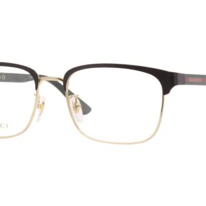 Gucci GG 0934OA 001 Green Metal Rectangle Eyeglasses 54mm