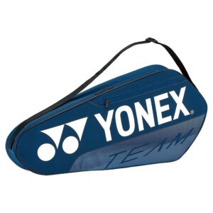 yonex team racquet 3 pack tennis bag (deep blue)