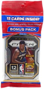 2020-21 panini prizm nba basketball 15-card cello pack