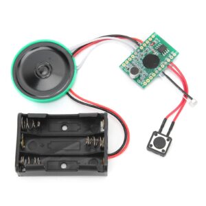 Heayzoki Voice Module,Audio Module DIY Greeting Card Chip Recordable Voice Sound 4min Record Audio Card with Light Sensor Function