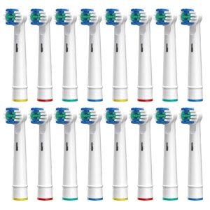 electric toothbrush replacement heads compatible with oral-b soft bristles replacements brush heads 16 pack