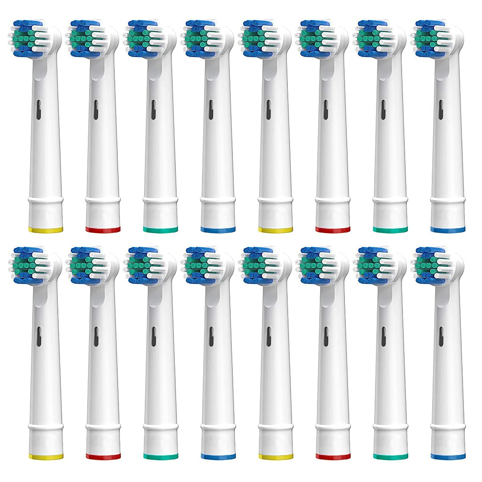 Electric Toothbrush Replacement Heads Compatible with Oral-B Soft Bristles Replacements Brush Heads 16 Pack